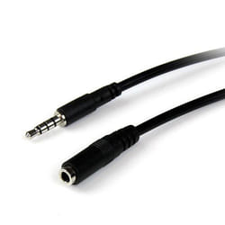 StarTech.com Câble d'extension de casque TRRS 4 positions 3,5 mm 2 m - M/F