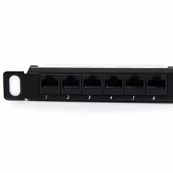 StarTech.com Tableau de connexion Cat5e 0,5U 24 ports - Tableau de connexion RJ45 Ethernet Cat5e 110 à montage en rack
