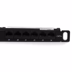 StarTech.com Tableau de connexion Cat5e 0,5U 24 ports - Tableau de connexion RJ45 Ethernet Cat5e 110 à montage en rack