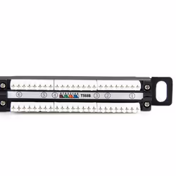 StarTech.com Tableau de connexion Cat5e 0,5U 24 ports - Tableau de connexion RJ45 Ethernet Cat5e 110 à montage en rack - Vue supplémentaire 6
