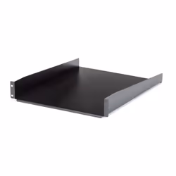 StarTech.com Etagère fixe montée en rack 2U 22 pouces - 22 kg, Étagère, Noir, Acier, 22,6 kg, 2U, 465 mm