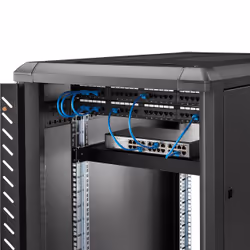 StarTech.com Étagère Réglable pour Montage en Rack Serveur 1U - 150 kg - Profondeur de Montage Réglable de 49,5 à 97,4cm Plateau Universel pour rack d'équipement AV/réseau 19" - Profondeur 69,8 cm