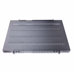 StarTech.com Étagère Réglable et Ventilée pour Montage en Rack de Serveur 1U - 150kg - Profondeur de Montage Réglable de 49,5 à 97,4cm Plateau Universel pour Rack d'Équipement AV/Réseau 19" - Profondeur 69,8cm