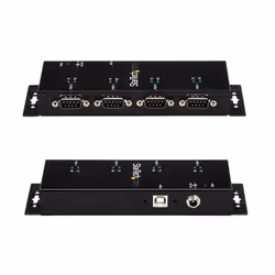 StarTech.com Hub adaptateur USB vers série DB9 RS232 4 ports – Montage sur rail DIN industriel et mural - Vue supplémentaire 5
