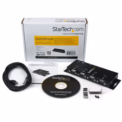 StarTech.com Hub adaptateur USB vers série DB9 RS232 4 ports – Montage sur rail DIN industriel et mural - Vue supplémentaire 6