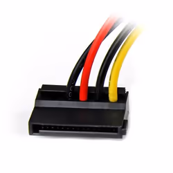 StarTech.com Adaptateur de câble d’alimentation LP4 vers SATA à angle gauche 4 broches - 15 cm