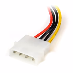 StarTech.com Adaptateur de câble d’alimentation LP4 vers SATA à angle gauche 4 broches - 15 cm