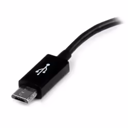 StarTech.com Câble adaptateur Micro USB vers USB Host OTG de 12cm - Mâle / Femelle - Noir - Vue supplémentaire 3