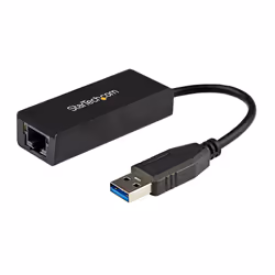 StarTech.com Adaptateur USB 3.0 vers Gigabit Ethernet pour Windows et Mac - Convertisseur Réseau 10/100/1000 NIC - Adaptateur ...