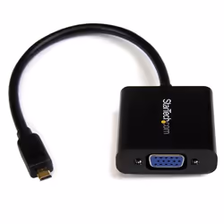 StarTech.com Adaptateur convertisseur Micro HDMI vers VGA pour smartphone/ultrabook/tablette - 1920 x 1080, 1920 x 1200 pixel ...