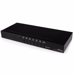 StarTech.com Commutateur HDMI / VGA 7 ports - Switch vidéo Full HD 1080p - Scaler S-VIDEO RCA et Audio, HDMI, Aluminium, Noir ...