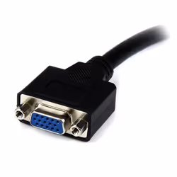 StarTech.com Câble adaptateur DVI vers VGA de 20cm - Convertisseur DVI-I vers HD15 - M/F