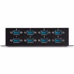 StarTech.com Hub série RS232 à 8 ports - Adaptateur USB vers 8x DB9 RS232 à montage mural et rail DIN