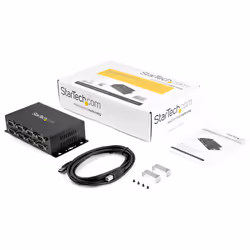 StarTech.com Hub série RS232 à 8 ports - Adaptateur USB vers 8x DB9 RS232 à montage mural et rail DIN - Vue supplémentaire 5