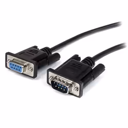 StarTech.com Câble série DB9 RS232 noir en liaison directe 3 m - M/F