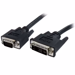 StarTech.com Câble écran DVI vers VGA - DVI-A (M) vers VGA HD15 (M) - 3m - Cordon DVI-A vers VGA, 3 m, DVI-A, VGA (D-Sub), Ni ...