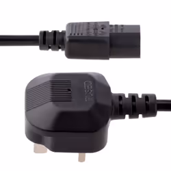 StarTech.com Câble d'Alimentation PC 3 m- Prise de Secteur UK - IEC 320 C13 vers BS 1363