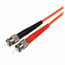 StarTech.com Câble Réseau - Jarretière Fibre Optique Duplex Multimode 50/125 OM2 LC - ST - LSZH - 1 m