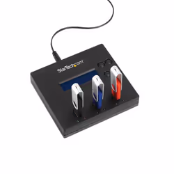 StarTech.com Duplicateur et Effaceur Autonome de 1 à 2 clés USB, Copieur de Plusieurs Clés USB, Copie Système et Fichier et Secteur par Secteur, 1,5 Go/min, Effacement en 3 Passes, Affichage LCD - Vue supplémentaire 4