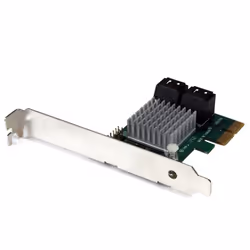 StarTech.com Carte Contrôleur RAID PCI Express 2.0 SATA III 6Gbps à 4 ports avec HyperDuo SSD Tiering - Adaptateur Contrôleur ...