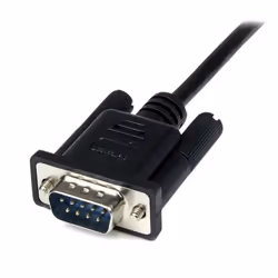 StarTech.com Câble Null Modem Croisé Série RS232 DB9 1 m - Noir - Vue supplémentaire 4