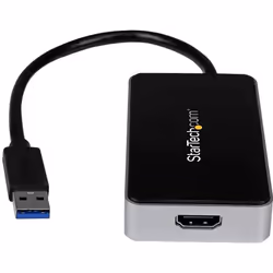 StarTech.com Adaptateur Vidéo Carte Graphique Externe USB 3.0 vers HDMI- avec Hub USB - 1920x1200, 3.2 Gen 1 (3.1 Gen 1), USB ...