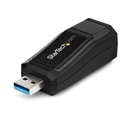 StarTech.com Adaptateur Réseau USB 3.0 vers RJ45 Gigabit Ethernet - 10/100/1000Mbps - Noir
