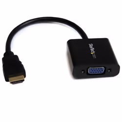 StarTech.com Adaptateur HDMI vers VGA pour ordinateur de bureau / ordinateur portable / Ultrabook - 1920x1080, 1920 x 1080 pi ...