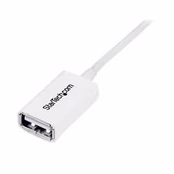 StarTech.com Câble Rallonge USB 1m - Cable USB 2.0 A-A Mâle / Femelle - Blanc