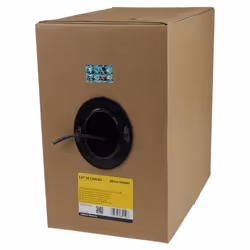 StarTech.com Bobine Câble Réseau Ethenet Cat 5e Solide UTP inifugé CMR (Riser) en vrac - 304,8 m Noir, 304,9 m, Cat5e, U/UTP  ...