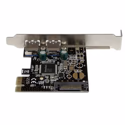 StarTech.com Carte Contrôleur PCI Express (PCI-E) vers Hub Interne 2 ports USB 3.0 - Alimentation SATA - Vue supplémentaire 4