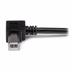 StarTech.com Câble USB 2.0 A vers USB B Coudé à droite Mâle / Mâle pour imprimante - 1 m - Noir