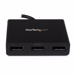 StarTech.com Répartiteur DisplayPort 1.2 à 3 ports, Adaptateur Multi-Moniteur DisplayPort vers 3x DP, Hub MST Double pour Ordinateur 4K 30Hz et 1080p 60Hz - Windows Uniquement