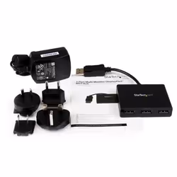 StarTech.com Répartiteur DisplayPort 1.2 à 3 ports, Adaptateur Multi-Moniteur DisplayPort vers 3x DP, Hub MST Double pour Ordinateur 4K 30Hz et 1080p 60Hz - Windows Uniquement - Vue supplémentaire 8