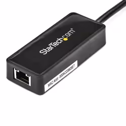 StarTech.com Adaptateur réseau USB 3.0 vers Gigabit Ethernet avec port USB - Noir - Vue supplémentaire 5