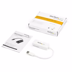 StarTech.com Adaptateur USB 3.0 vers Ethernet Gigabit - Carte Réseau Externe USB vers 1 Port RJ45 - Blanc - Vue supplémentaire 5