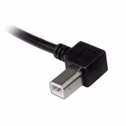 StarTech.com Câble USB 2.0 A vers USB B Coudé à Gauche Mâle / Mâle pour imprimante - 3 m - Noir - Vue supplémentaire 4