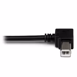 StarTech.com Câble USB 2.0 A vers USB B Coudé à Gauche Mâle / Mâle pour imprimante - 3 m - Noir - Vue supplémentaire 5