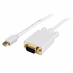 StarTech.com Adaptateur Mini DisplayPort vers VGA - Câble Display Port Mâle VGA Mâle 1920x1200 - Blanc 91cm, 0,91 m, mini Dis ...