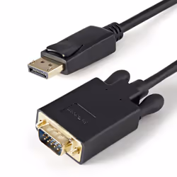 StarTech.com Adaptateur DisplayPort vers VGA - Câble Display Port Mâle VGA Mâle 1920x1200 - Noir 91cm, 0,91 m, DisplayPort, V ...