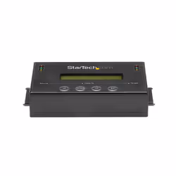 StarTech.com Duplicateur et Effaceur de Disque Dur Autonome 1:1, Cloneur et Effaceur de Disque SATA HDD/SSD, Écran LCD, Conforme TAA, Indépendant du Système d'Exploitation