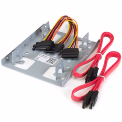 StarTech.com Kit de Montage pour 2 Disques Durs 2,5" SATA dans Baie 3,5", 8,89 cm (3.5"), Panneau de support, 2.5", Acier ino ...