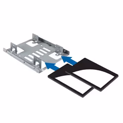 StarTech.com Kit de Montage pour 2 Disques Durs 2,5" SATA dans Baie 3,5" - Vue supplémentaire 5