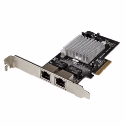 StarTech.com Carte Réseau PCI Express 2 Ports Gigabit Ethernet 10/100/1000 avec Chipset Intel i350, Interne, Avec fil, PCI Ex ...