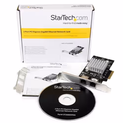 StarTech.com Carte Réseau PCI Express 2 Ports Gigabit Ethernet 10/100/1000 avec Chipset Intel i350 - Vue supplémentaire 5