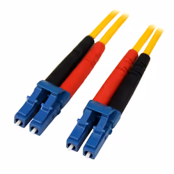 StarTech.com Câble Réseau Fibre Optique LC vers LC Mâle / Mâle - Duplex Monomode 9/125 LSZH - Jaune 4 m, 4 m, OS1, LC, LC