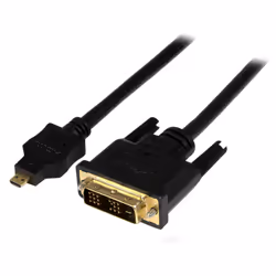 StarTech.com Câble Adaptateur Micro HDMI vers DVI-D Mâle / Mâle - 1 m, 1 m, Micro-HDMI, DVI-D, Mâle, Mâle, Droit