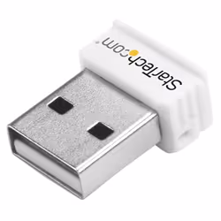 StarTech.com Mini Clé USB Sans Fil N 150 Mbps - Adaptateur USB WiFi 802.11n/g 1T1R - Blanc, Sans fil, USB, WLAN, Wi-Fi 4 (802 ...