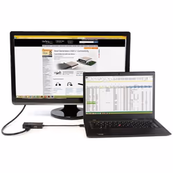 StarTech.com Adaptateur de voyage Mini DisplayPort vers VGA / DVI / HDMI - Convertisseur vidéo 3-en-1 - Vue supplémentaire 6