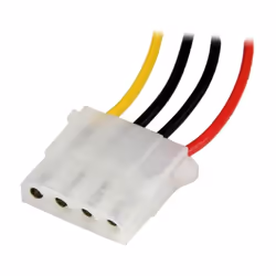 StarTech.com Câble d'Extension Alimentation Molex LP4 30 cm - Rallonge de Câble LP4 - Mâle vers Femelle